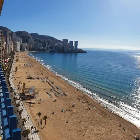 Palmeras 1° Linea Playa 아파트 베니돔